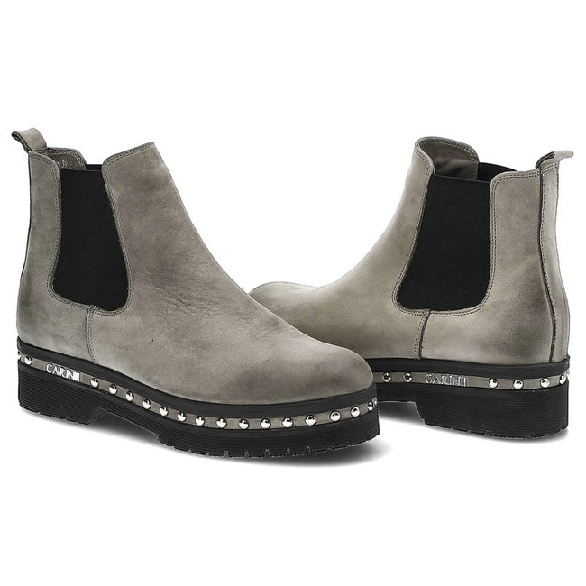 Členkové Topánky Carinii - B4618_-J51-000-POL-D10 Szary