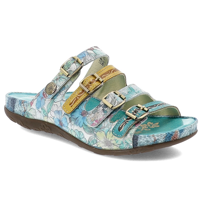 Šľapky LAURA VITA - Lillo 5025 CX1933-50 Turquoise