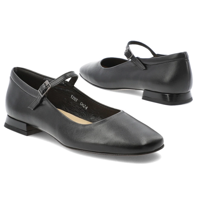 Baleríny Armodo - 1283 Czarny 39