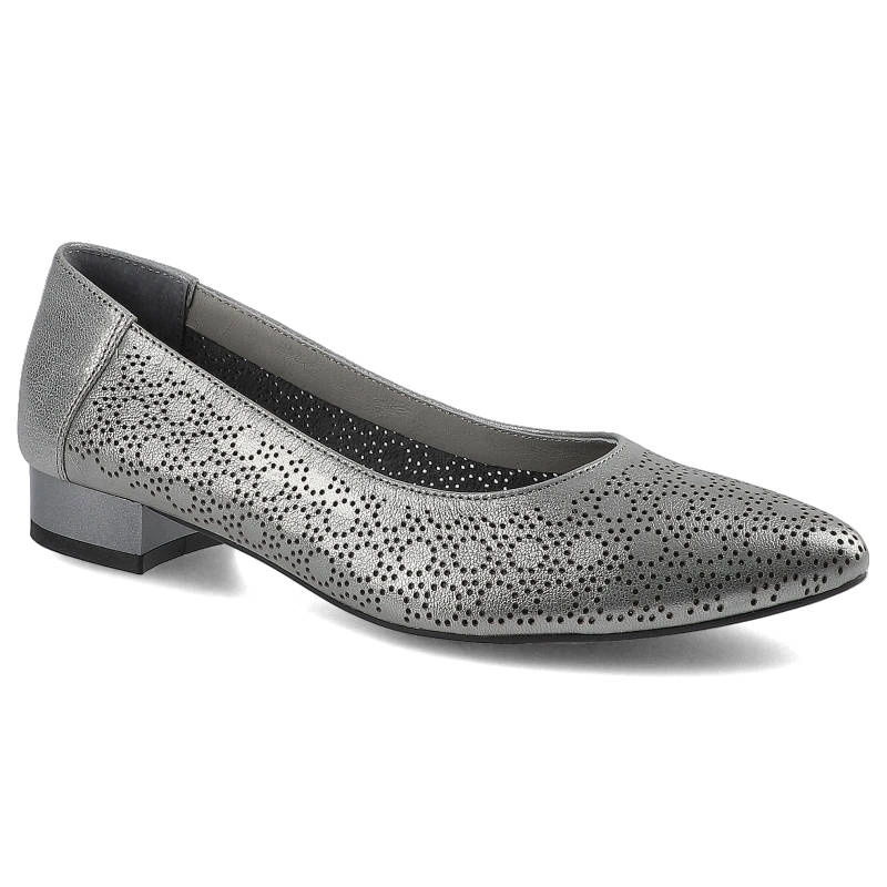 Baleríny Exquisite - 1179/2 Szary Grid