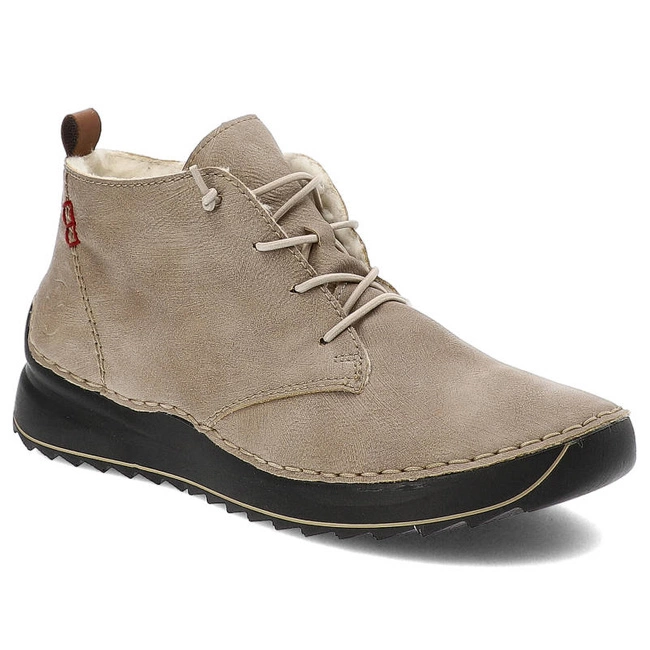 Šnúrovacie Členkové Topánky Rieker - 51510-60 Beige