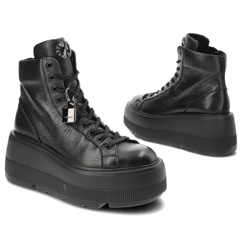 Tenisky Carinii - B9517_-J23-000-000-G36 Czarny