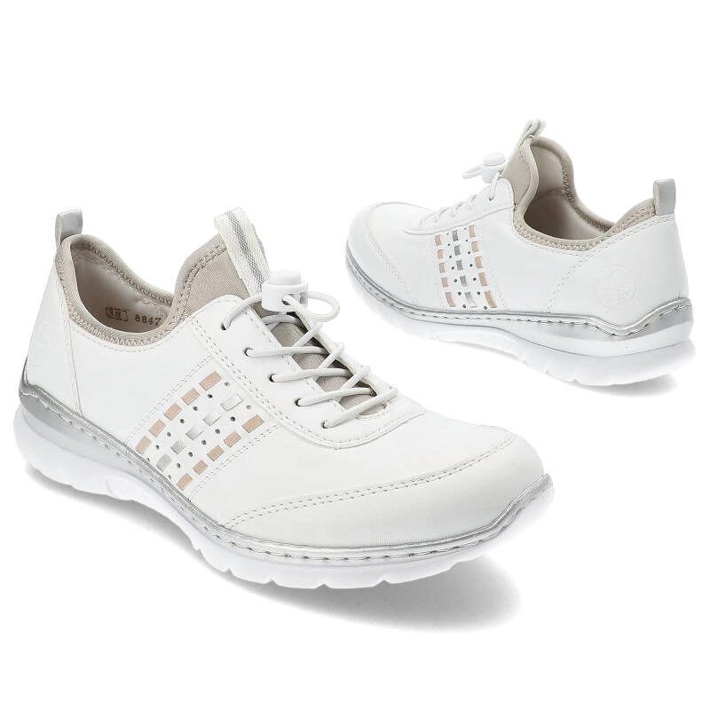 Poltopánky Rieker - L3259-80 White