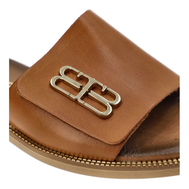 Šľapky Armodo - 40384 Bf.Brąz+Zł.