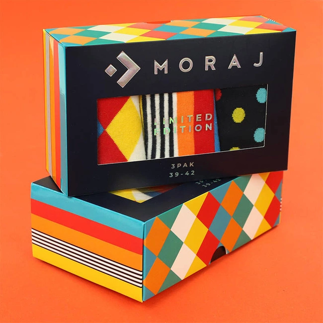 Ponožky Moraj - CMLB450-006/3 Mix Kolor Limitowana Edycja