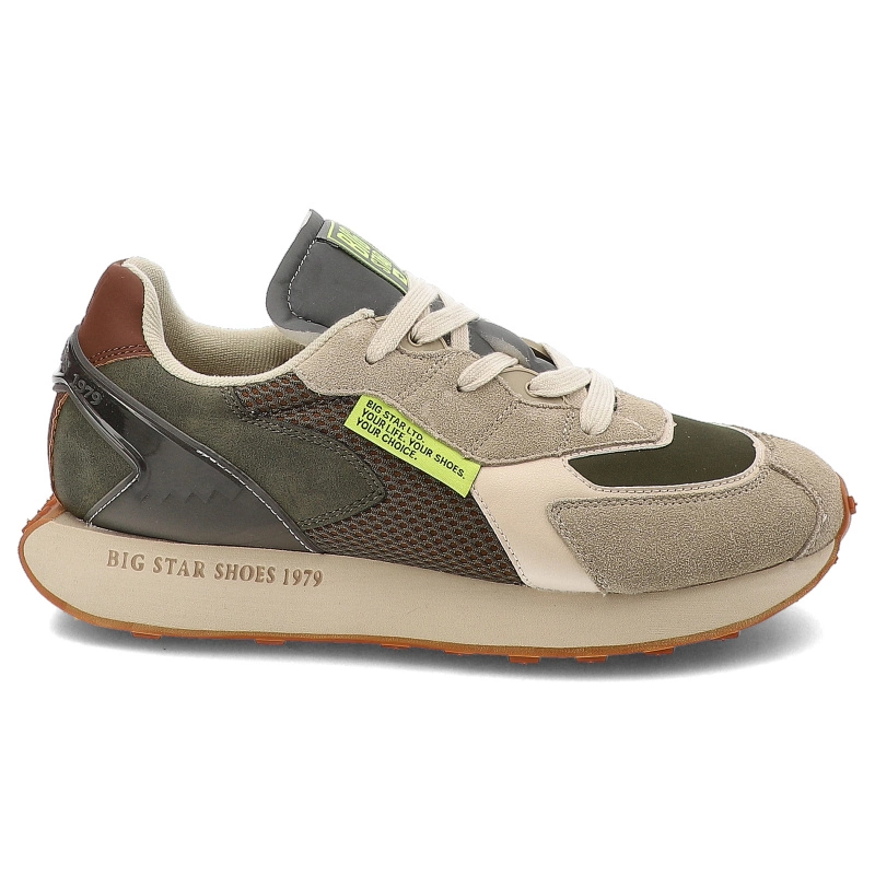 Tenisky Big Star - NN174345 303 Khaki