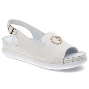 Sandále Pollonus - 5-1620-007 Biały Verona