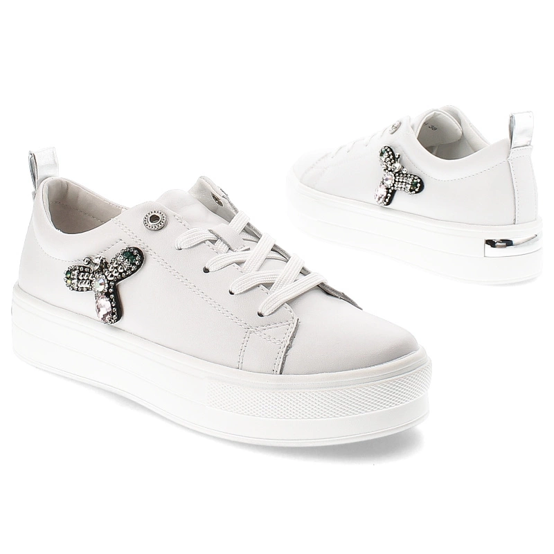 Tenisky Filippo - DP6042/24 WH Biały