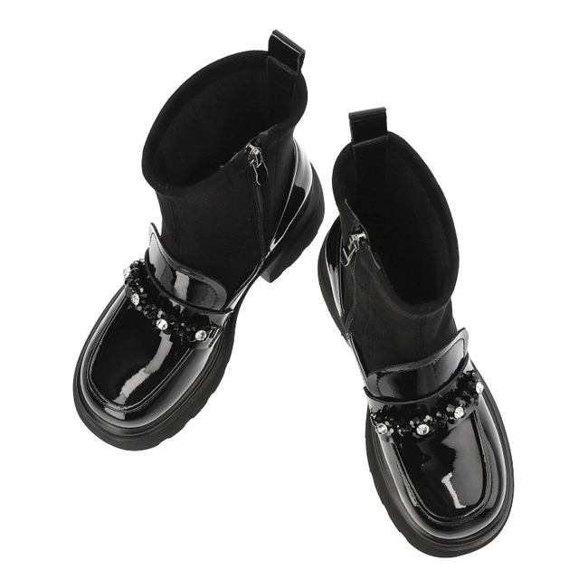 Členkové Topánky Artiker - 55C1082 Czarny