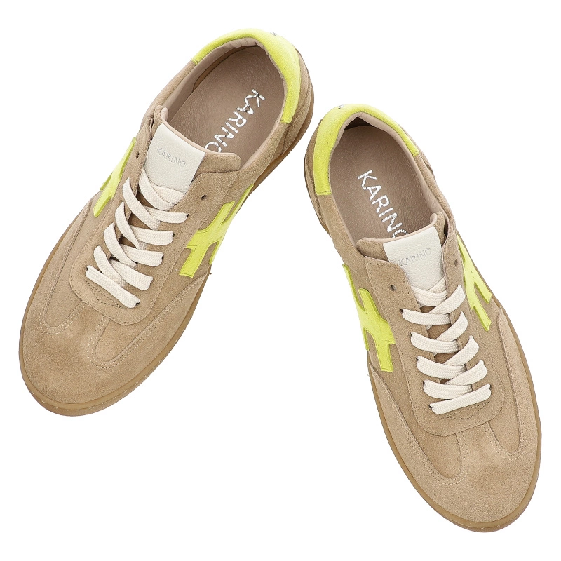 Tenisky KARINO - 5562/001-P Beż/Welur