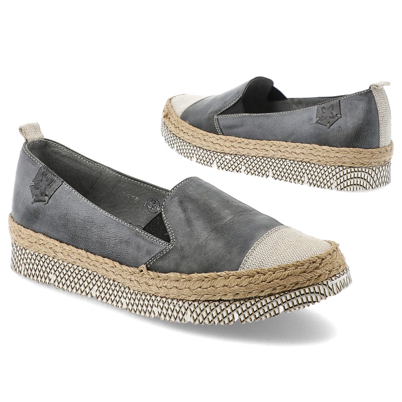 Espadrilky MACIEJKA - 03578-20/00-5 Ciemny popiel