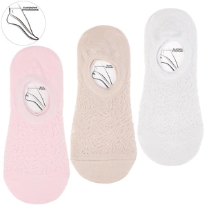 Baleríny MORAJ 3 Pary - CDB200-391 Mix Kolor