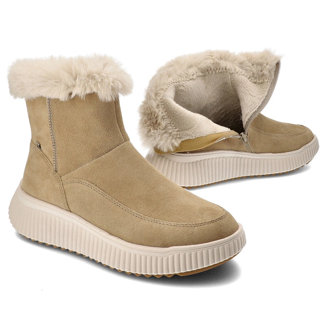 Členkové Topánky Rieker - W1772-62 Beige