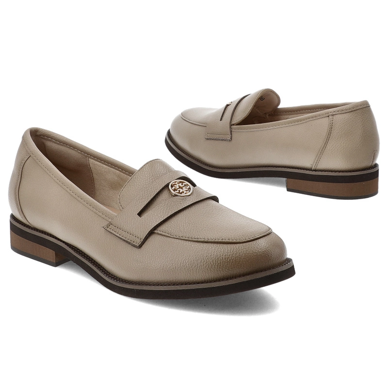 Mókazíny CAMBELL - 25-19301BG Beżowy