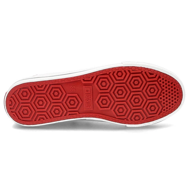 Plátenky Big Star - JJ274132 Biały/Czerwony