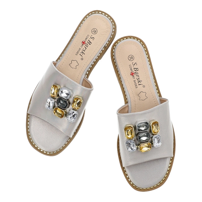 Šľapky S.Barski - KV27-031 Beige