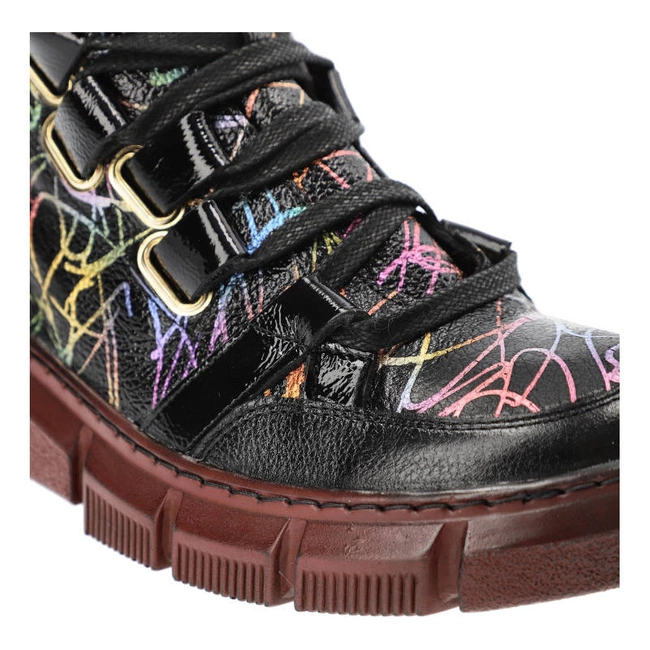 Šnúrovacie Členkové Topánky Maciejka - 06158-01/00-7 Czarny