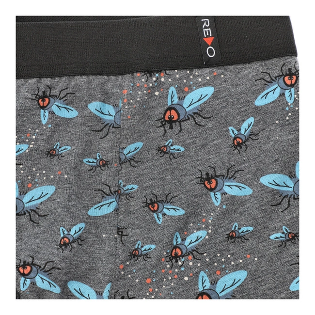 Boxerky REDO - 1BE-827 Grey Melange