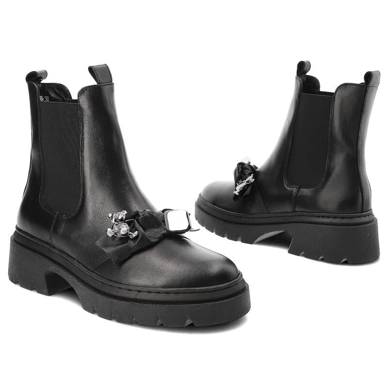 Členkové Topánky Karino - 4780/076-F Czarny/Lico