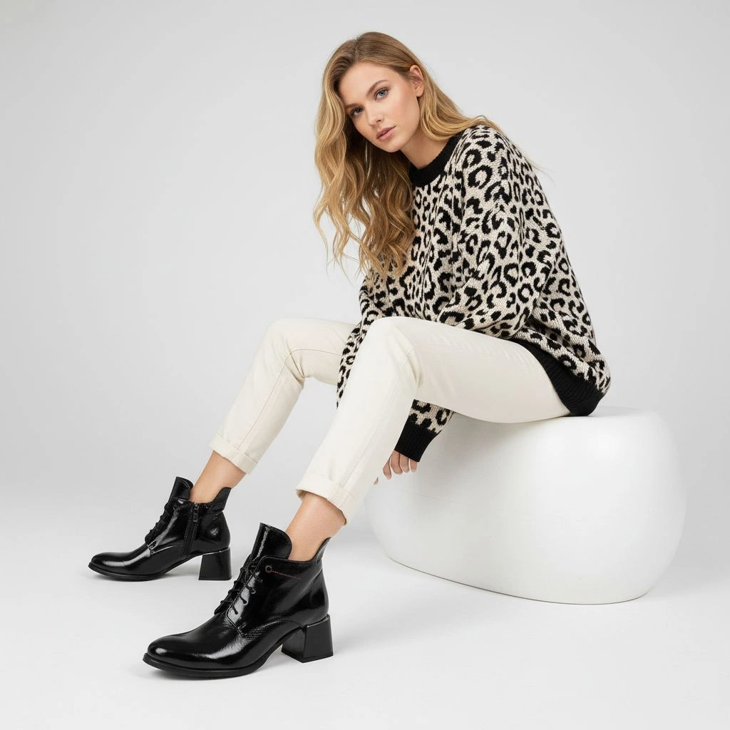 Členkové Topánky Armodo - 60361 Naplak Czarny