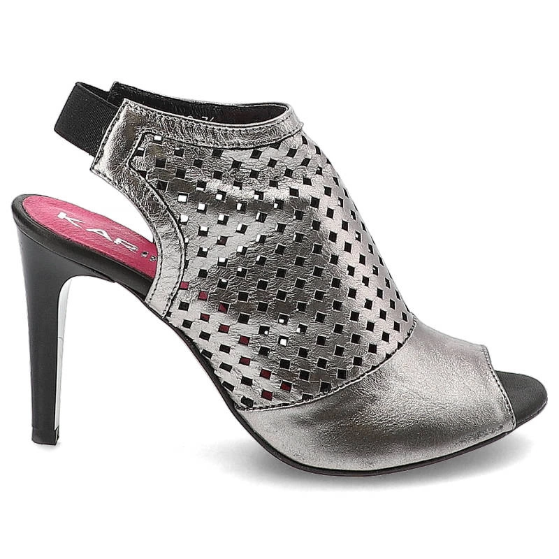 Sandále Karino - 1590/115-P Srebrny