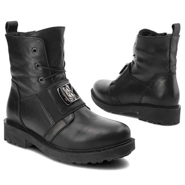 Členkové Topánky Lanqier - 43C423 Czarny