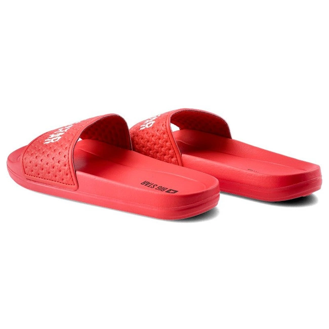 Šľapky Big Star - GG374801 Czerwony