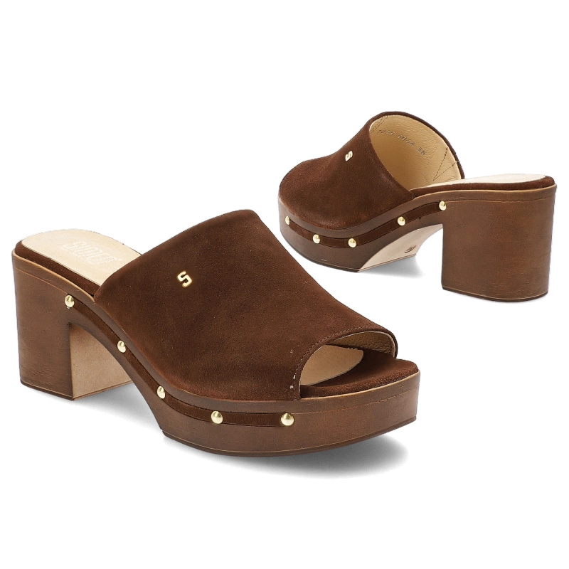 Šľapky SIMEN - 6844A K.W.Brąz