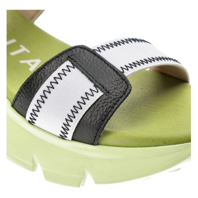 Sandále Hispanitas - CHV243458 Cervo-V24 Black Elastico White