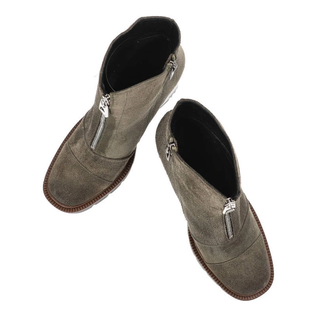 Členkové Topánky Karino - 4675/066-F Zielony/Welur