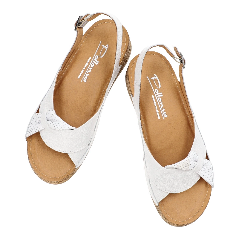 Sandále Pollonus - 5-1641-006 Biały Verona