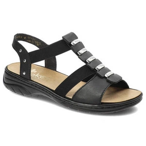 Sandále Rieker - 64580-00 Black