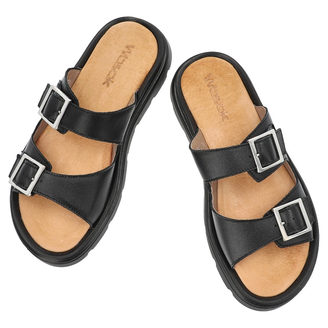 Šľapky WASAK - 0756 Czarny