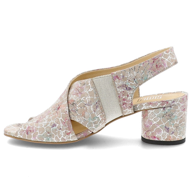 Sandále SIMEN - 1306A Eskitme Beż