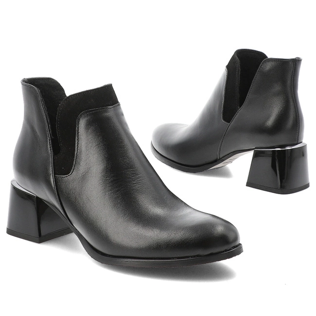 Členkové Topánky ARMODO - 60559 S.Czarny+W