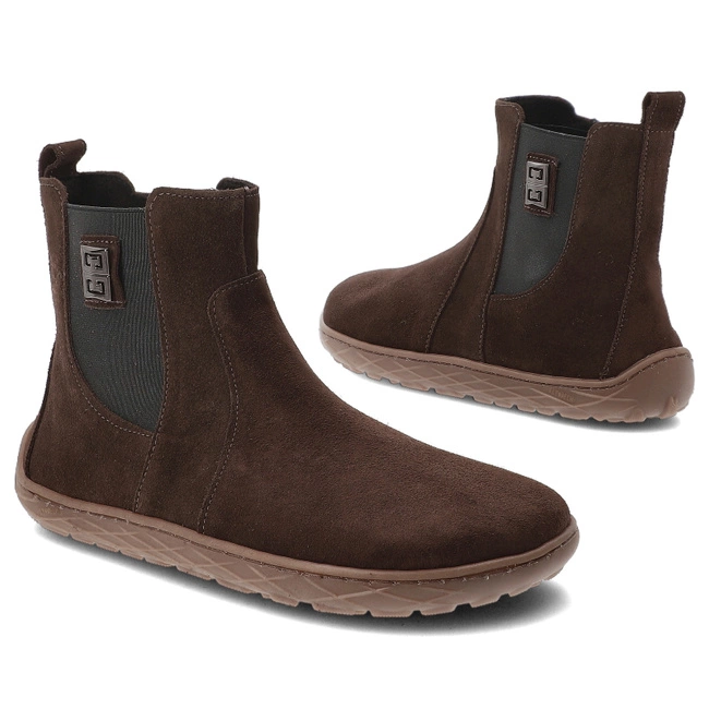 Členkové Topánky Barefoot ARMODO - 30074 W.Czekolada+Zł