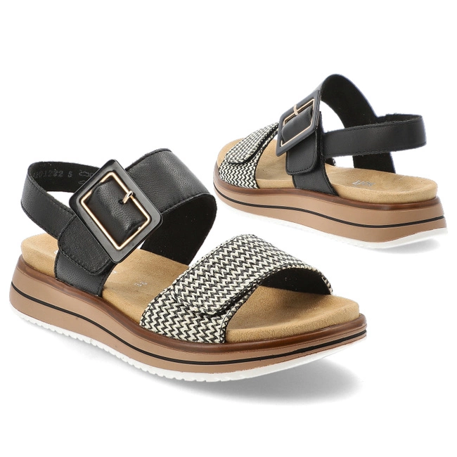 Sandále REMONTE - D1J53-02 Black Combination