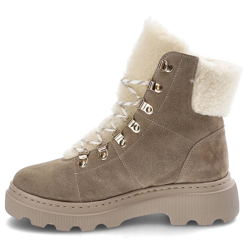 Členkové Topánky Kampa - Z538 Beż Welur 528/510