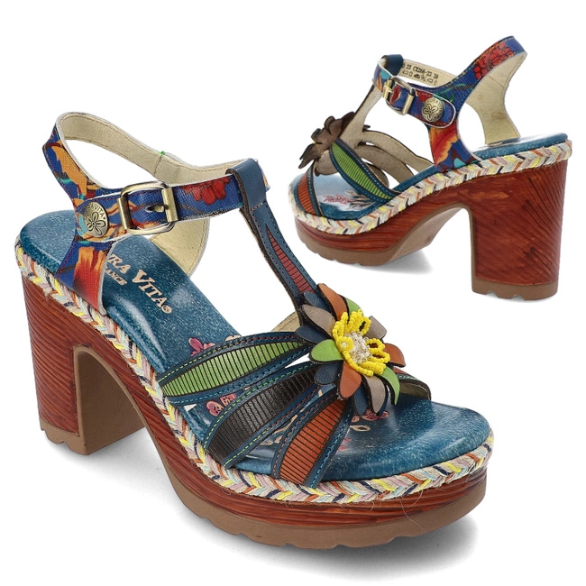 Sandále Laura Vita - Jacao 23 CX266-23 Bleu