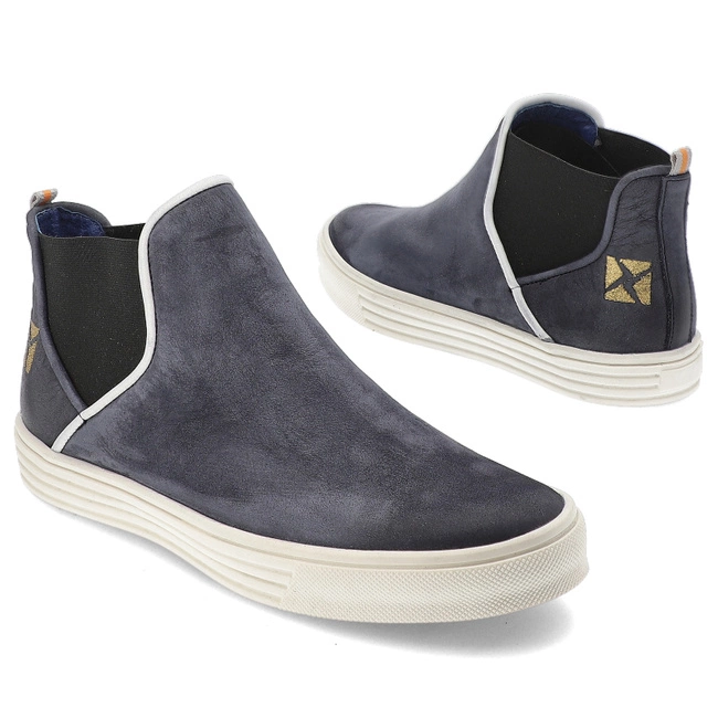 Členkové Topánky Carinii - B3091_-D58-187-PSK-996 Samuel 1680/2/Biały