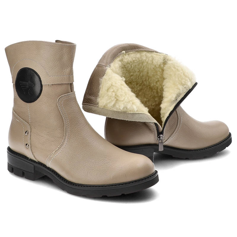 Členkové Topánky Karino - 0913/016-M C.Beż/Lico