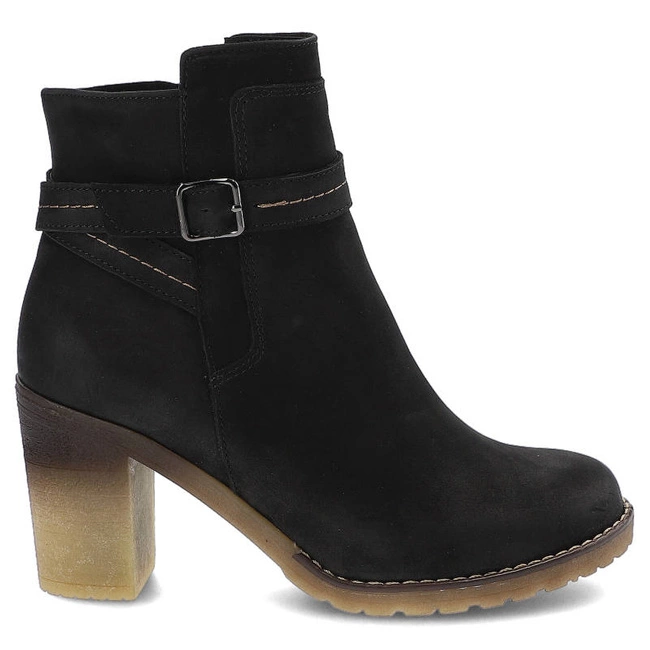 Členkové Topánky Gamis - 3165 Czarny Nubuk