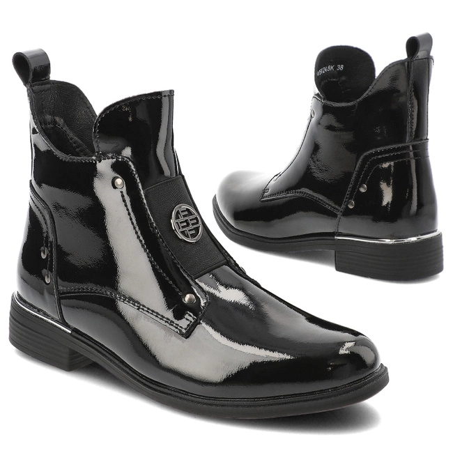 Členkové Topánky Filippo - DBT4750/24 BK Czarny