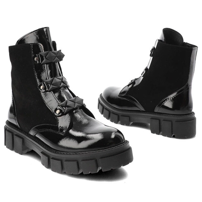 Členkové Topánky Karino - 4822/090-F Czarny/Naplak