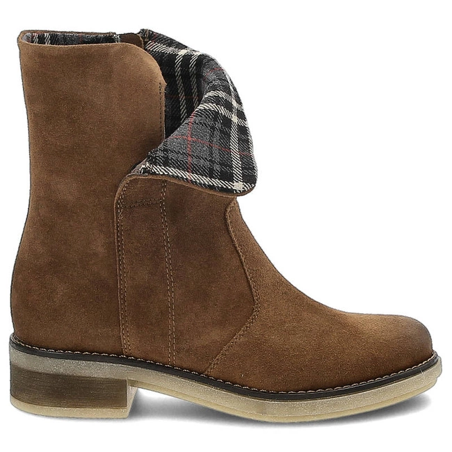 Členkové Topánky Pollonus - 5-1018-001 Rudy Welur/Koc