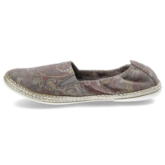 Espadrilky Lemar - 10012 Haft Szary