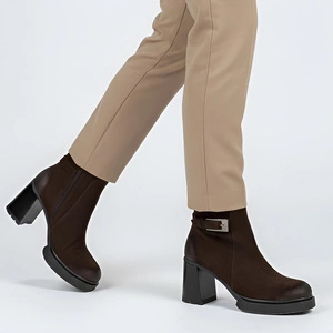 Členkové Topánky ARMODO - 60569 W.Czekolada+Cn