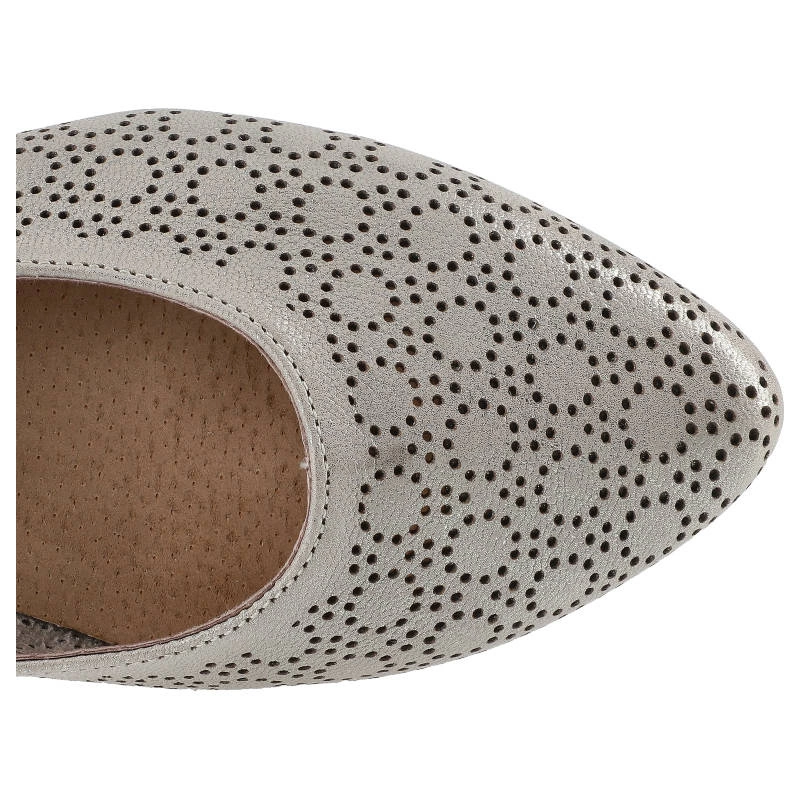 Baleríny Exquisite - 1179/2 Grid Złoty