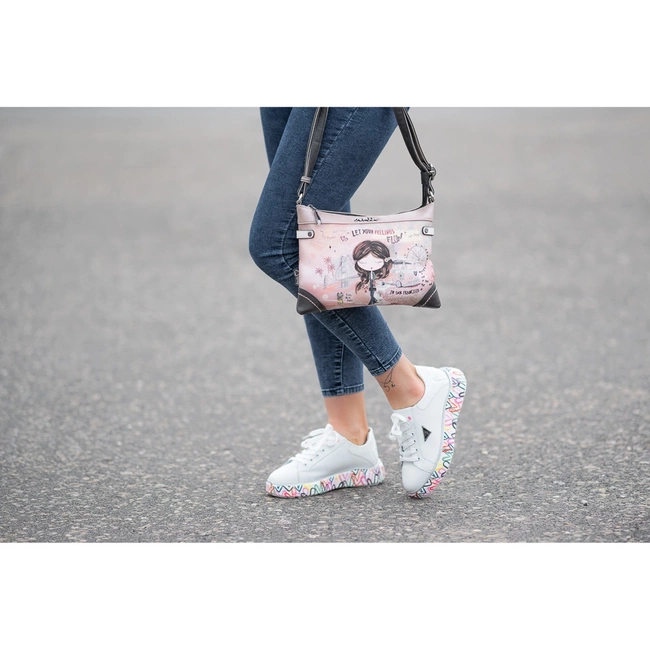 Tenisky Filippo - DP4480/24 WH MLT Biały/Multikolor