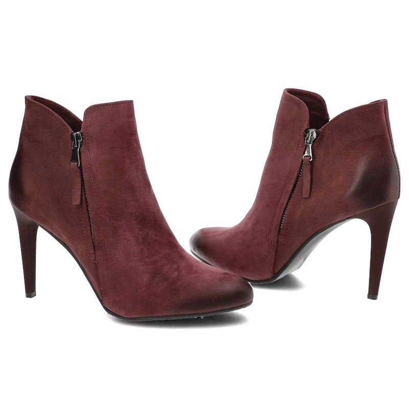 Členkové Topánky Carinii - B3714_-B73-000-PSK-A92 Bordowy